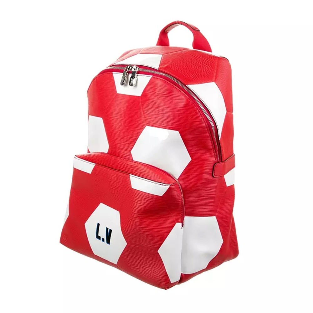 Louis Vuitton FIFA World Cup Limited Edition Red Epi Leather Backpack 20…